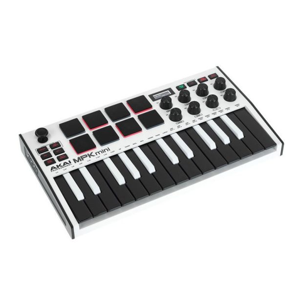 میدی کنترلر آکایی AKAI MPK Mini MK3 White - تصویر 3