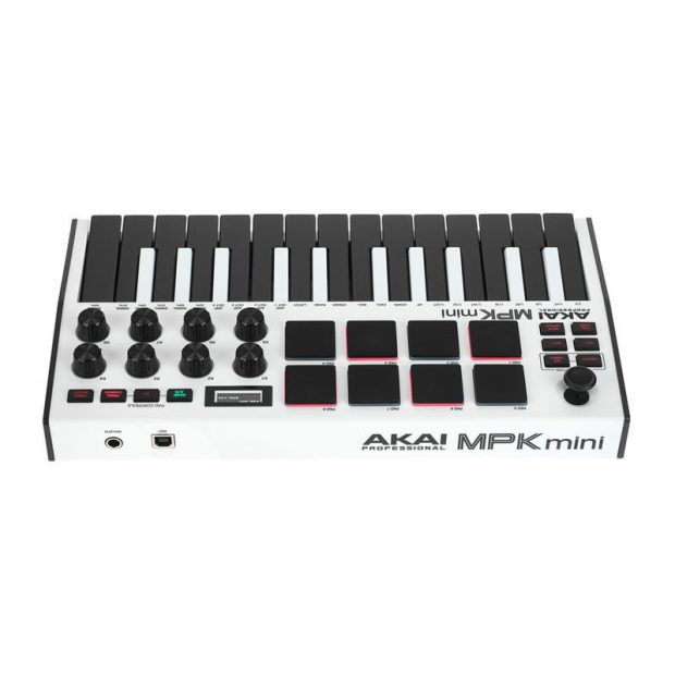 میدی کنترلر آکایی AKAI MPK Mini MK3 White - تصویر 4