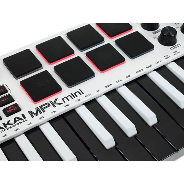 میدی کنترلر آکایی AKAI MPK Mini MK3 White - تصویر 5