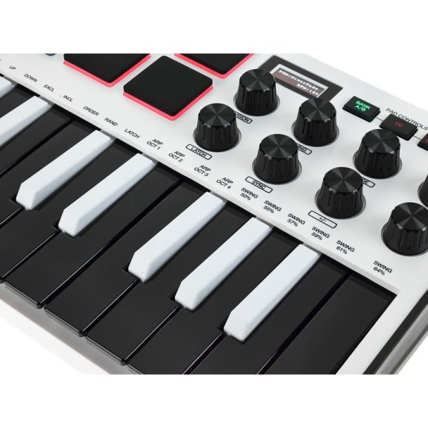 میدی کنترلر آکایی AKAI MPK Mini MK3 White - تصویر 6