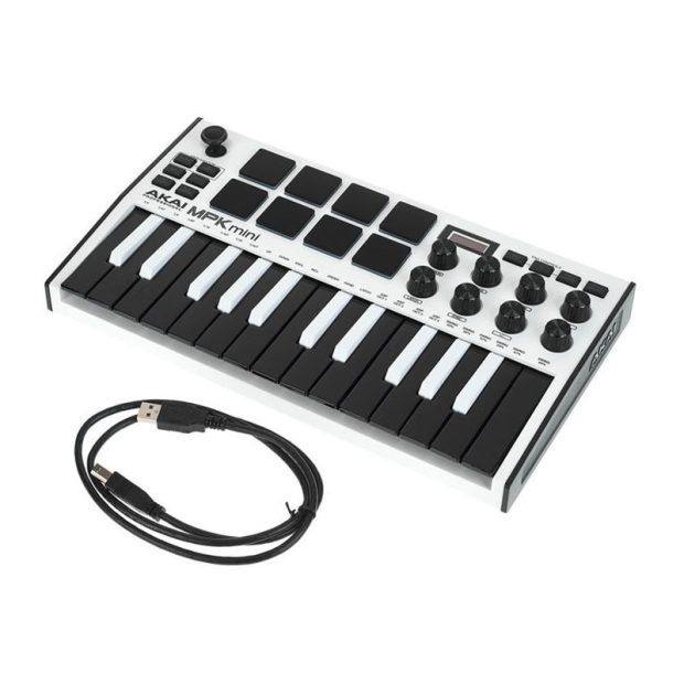 میدی کنترلر آکایی AKAI MPK Mini MK3 White - تصویر 8