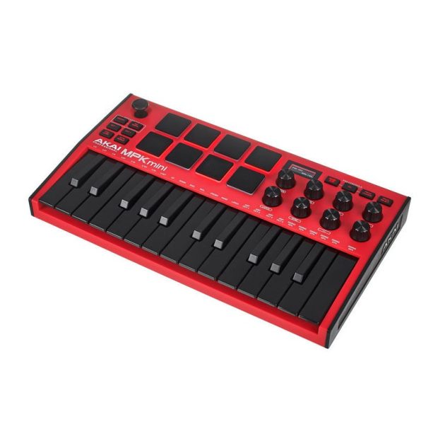 میدی کنترلر آکایی AKAI MPK Mini MK3 Red - تصویر 3