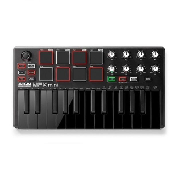akai-professional-mpk-mini-mkii-limited-edition-black-on-black-01-800x800-1.jpg میدی کنترلر آکایی Akai Professional MPK Mini mkII Limited Edition Black on Black - تصویر 1