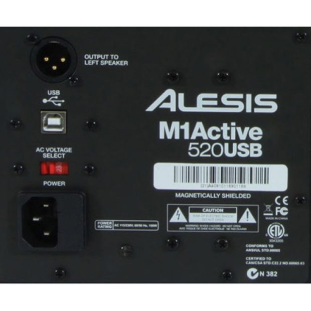 اسپیکر مانیتورینگ السیس Alesis M1 Active 520 USB - تصویر 3