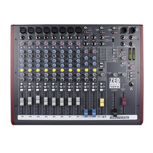 میکسر صدا Allen-Heath Allen & Heath ZED60-14FX