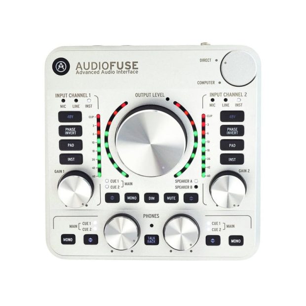 arturia-audiofuse-silver-01-800x800-1.jpg کارت صدا آرتوریا Arturia AudioFuse Silver - تصویر 1