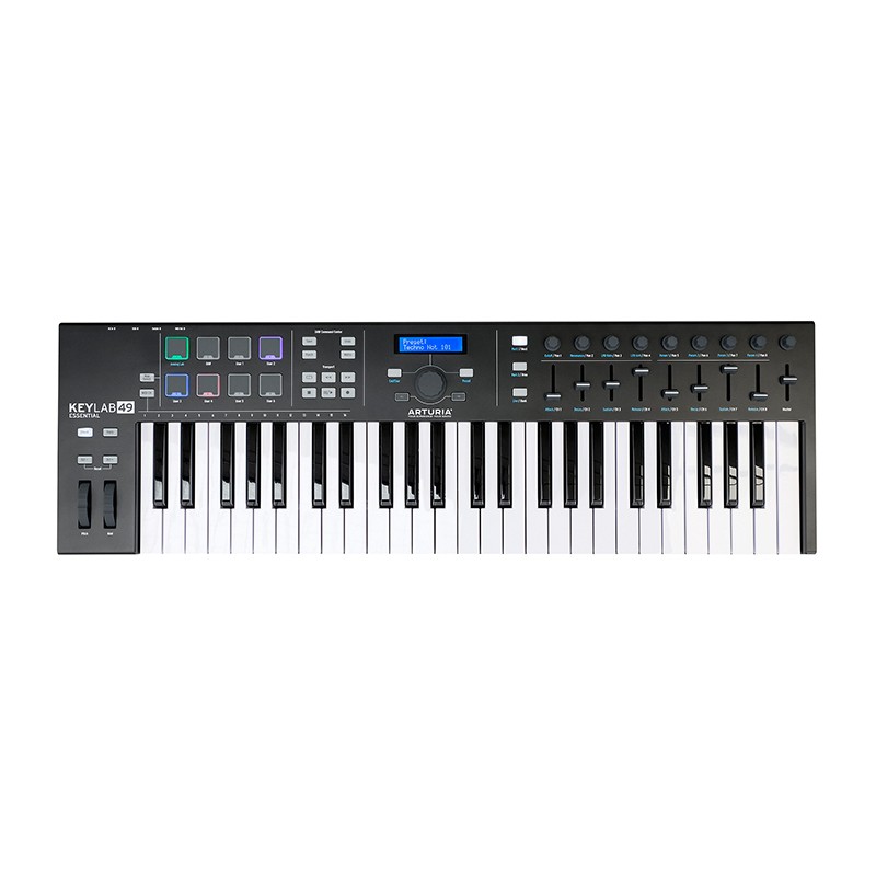 arturia-keylab-essential-49-bk-01-800x800-1.jpg میدی کنترلر آرتوریا Arturia KeyLab Essential 49 BK - Image 1