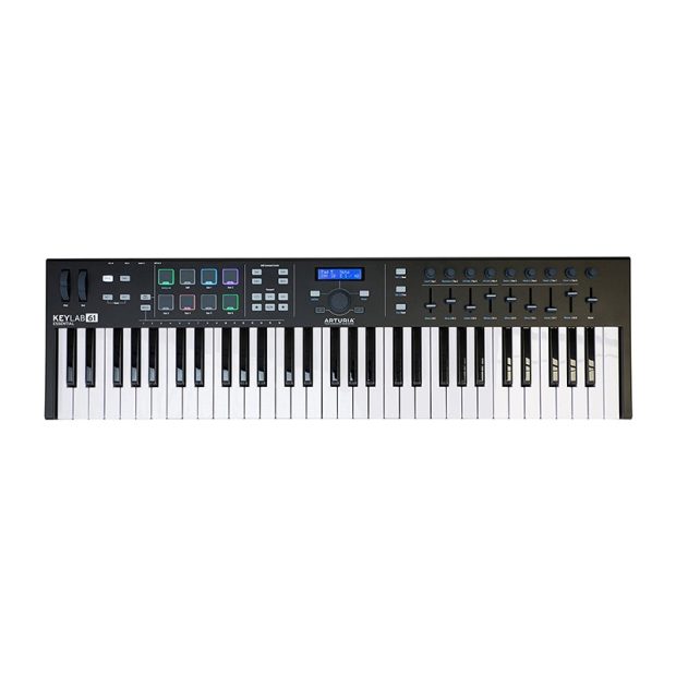 arturia-keylab-essential-61-bk-01-800x800-1.jpg میدی کنترلر آرتوریا Arturia KeyLab Essential 61 BK - تصویر 1