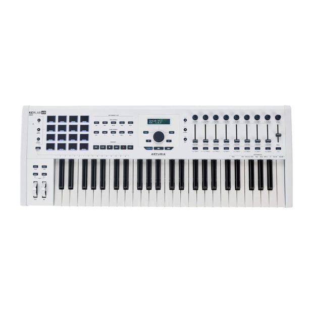 arturia-keylab-mkii-49-white-01-800x800-1.jpg میدی کنترلر آرتوریا Arturia KeyLab 49 MKII White - تصویر 1