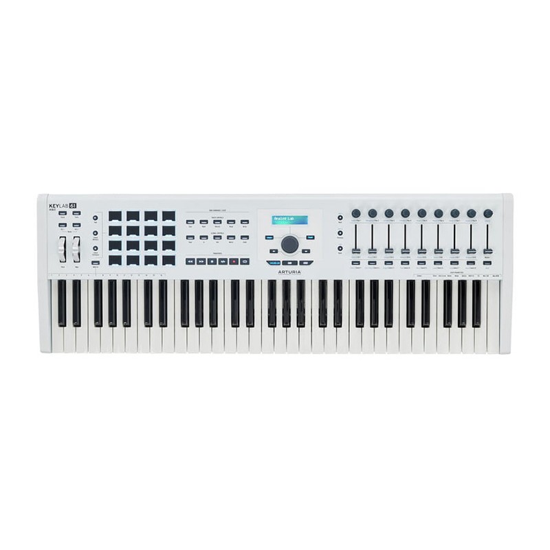 arturia-keylab-mkii-61-white-01-800x800-1.jpg میدی کنترلر آرتوریا Arturia KeyLab 61 MKII White - Image 1