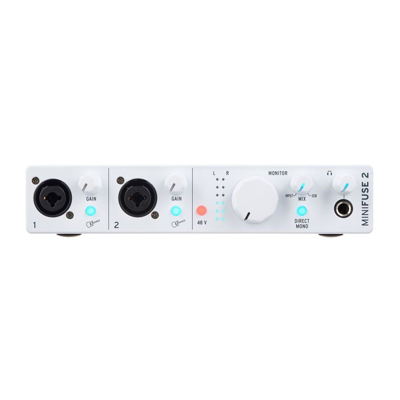 arturia-minifuse-2-white-01-800x800-1.jpg کارت صدا آرتوریا Arturia MiniFuse 2 White - Image 1