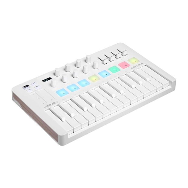 میدی کنترلر آرتوریا Arturia MiniLab 3 Alpine White - تصویر 2