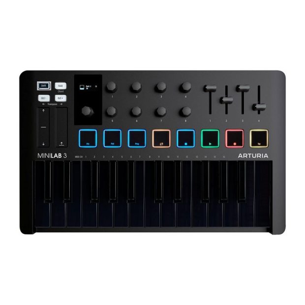 میدی کنترلر آرتوریا Arturia MiniLab 3 Deep Black - تصویر 1