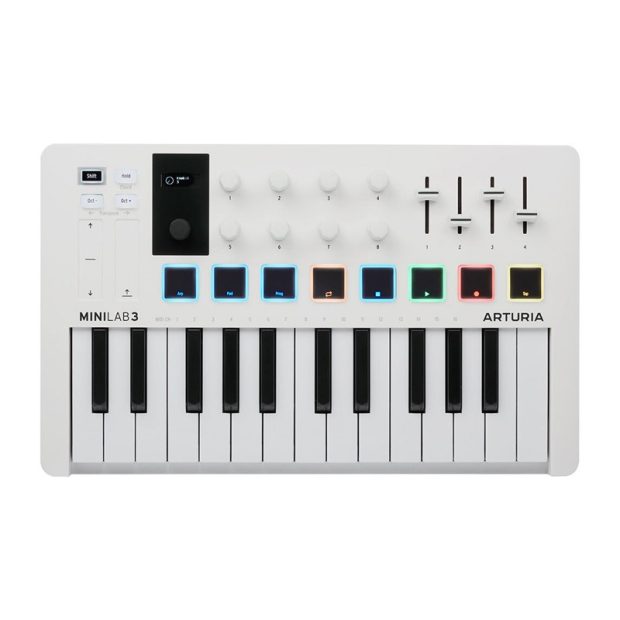 میدی کنترلر آرتوریا Arturia Minilab 3 White - تصویر 1