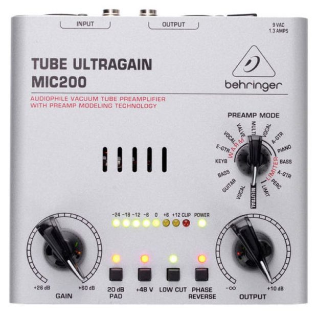 پری آمپ بهرینگر Behringer MIC200 Tube - تصویر 12