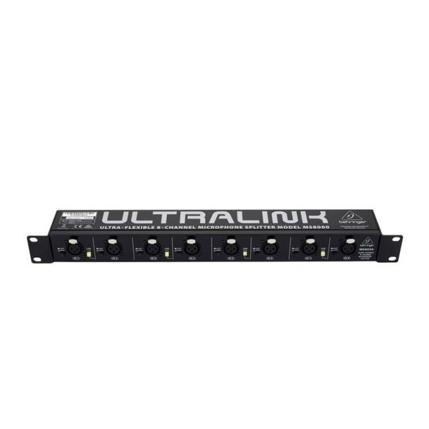 پری آمپ و پردازنده صدا بهرینگر Behringer Ultralink MS8000 Microphone Splitter - تصویر 3