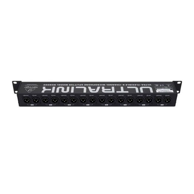 پری آمپ و پردازنده صدا بهرینگر Behringer Ultralink MS8000 Microphone Splitter - تصویر 5