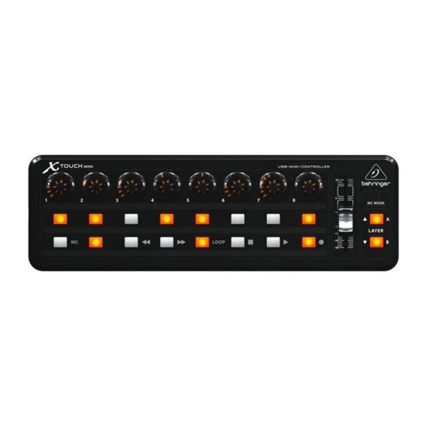 behringer-x-touch-mini-01-800x800-1.jpg کنترلر نرم افزار بهرینگر Behringer X-Touch Mini - تصویر 1