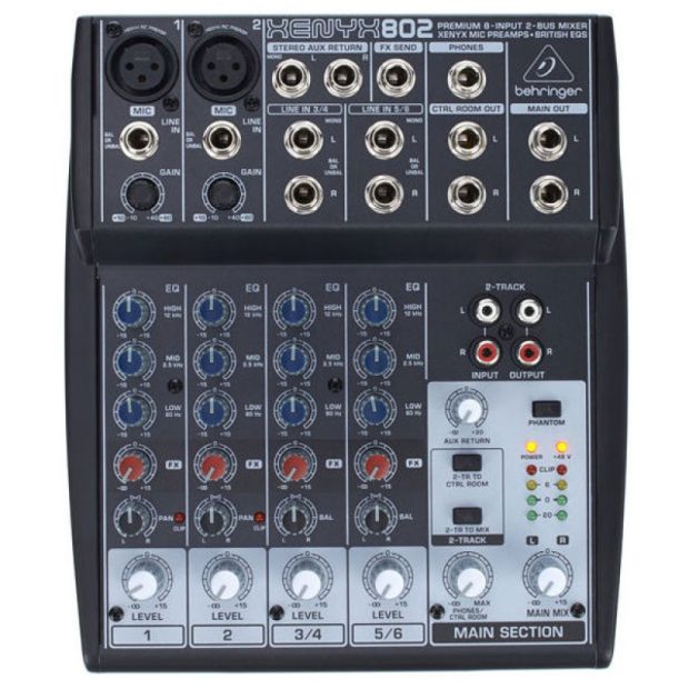 میکسر صدا بهرینگر Behringer Xenyx 802 - تصویر 8