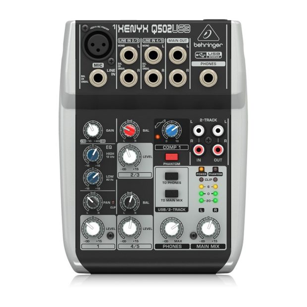 behringer-xenyx-q502usb-01-800x800-1.jpg میکسر صدا بهرینگر Behringer Xenyx Q502USB - تصویر 1