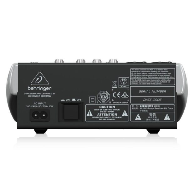 میکسر صدا بهرینگر Behringer Xenyx QX602MP3 - تصویر 2