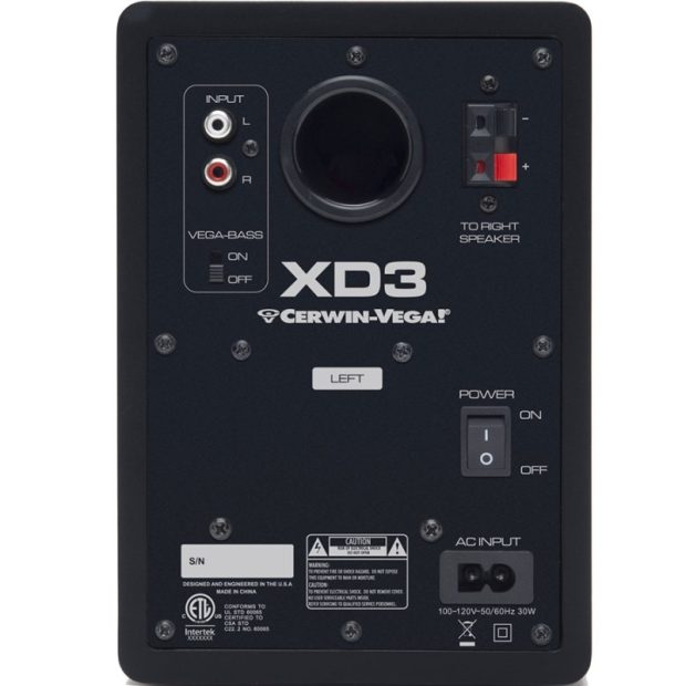 اسپیکر مانیتورینگ سروین وگا Cerwin-Vega XD3 - تصویر 4