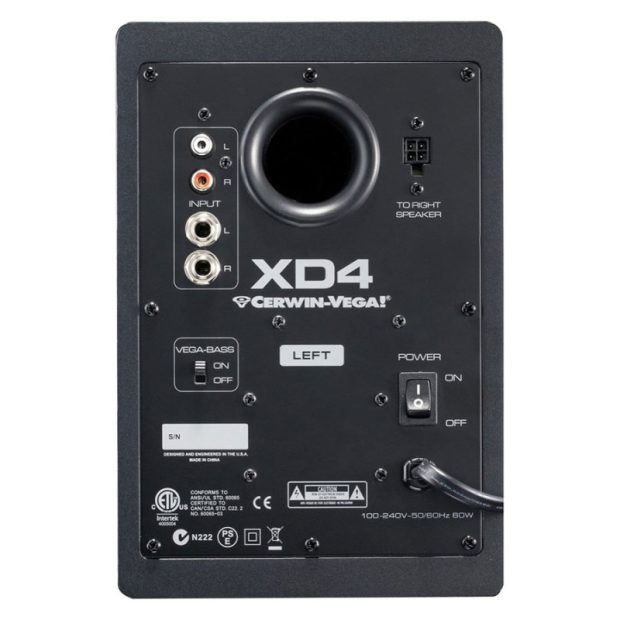 اسپیکر مانیتورینگ سروین وگا Cerwin-Vega XD4 - تصویر 5
