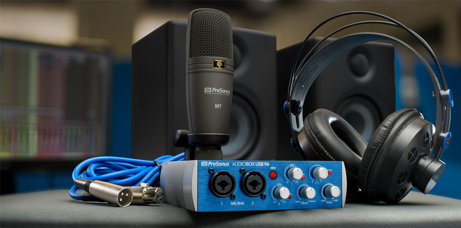 پکیج کارت صدا Presonus AudioBox 96 Studio Ultimate پکیج کارت صدا Presonus AudioBox 96 Studio Ultimate