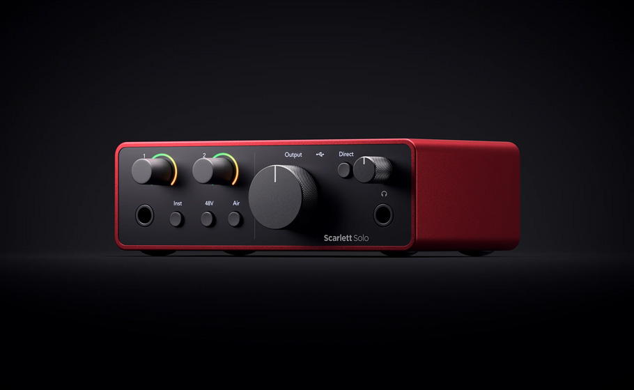 کارت صدا Focusrite Scarlett Solo 4th Gen کارت صدا Focusrite Scarlett Solo 4th Gen