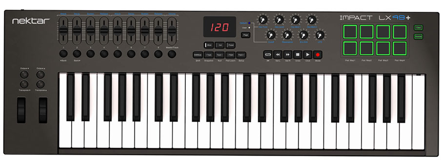میدی کیبورد Nektar Impact LX49+ میدی کیبورد Nektar Impact LX49+