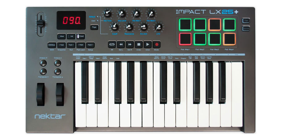 میدی کیبورد Nektar Impact LX25+ میدی کیبورد Nektar Impact LX25+
