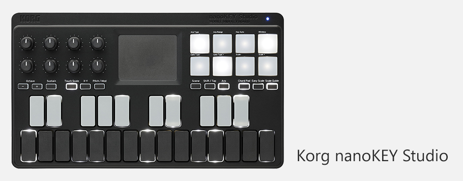 Korg nanoKEY Studio Black میدی کنترلر Korg nanoKEY Studio Black میدی کنترلر