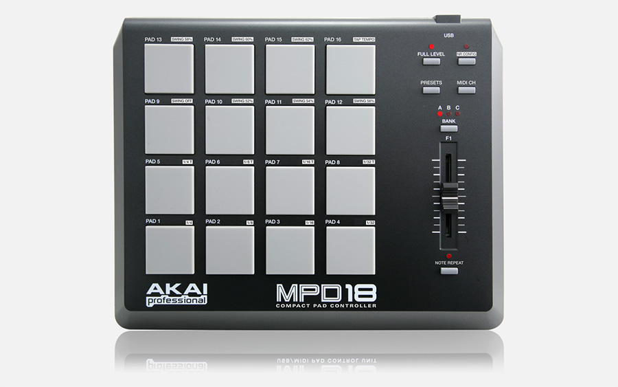AKAI MPD18 میدی کنترلر