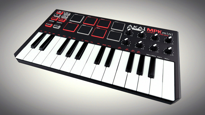 AKAI MPK mini میدی کنترلر
