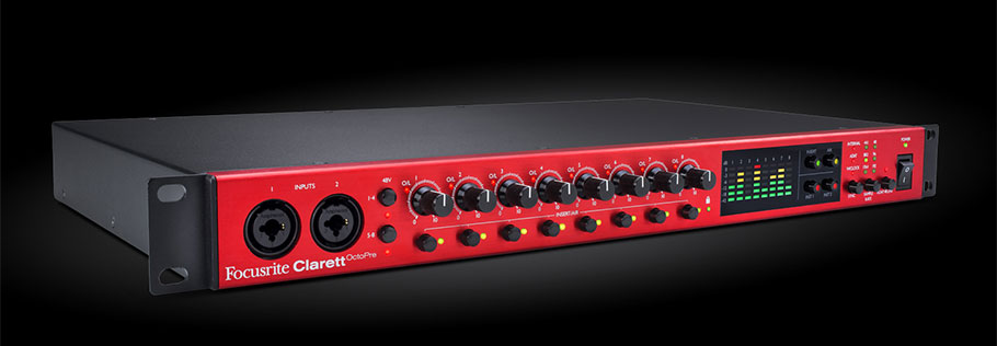 پری امپ Focusrite Clarett OctoPre پری امپ Focusrite Clarett OctoPre