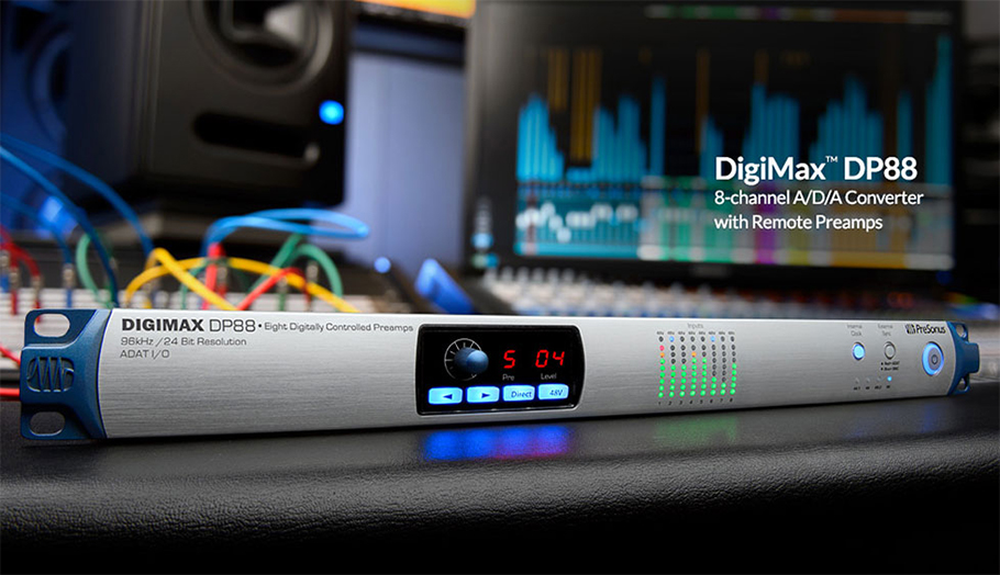 Presonus DigiMAX DP88 پری آمپ Presonus DigiMAX DP88 پری آمپ