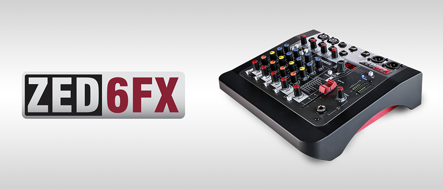 Allen & Heath ZED-6FX میکسر صدا Allen & Heath ZED-6FX میکسر صدا