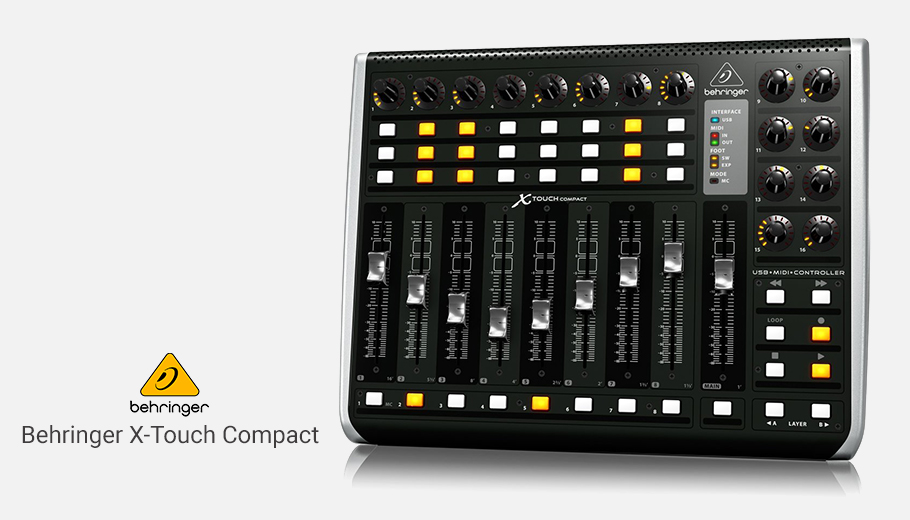 کنترلر نرم افزار Behringer X-Touch Compact کنترلر نرم افزار Behringer X-Touch Compact