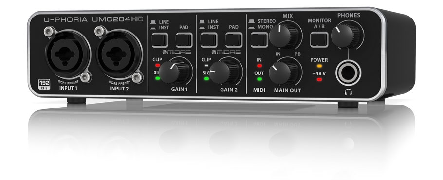 کارت صدا Behringer UMC204HD کارت صدا Behringer UMC204HD