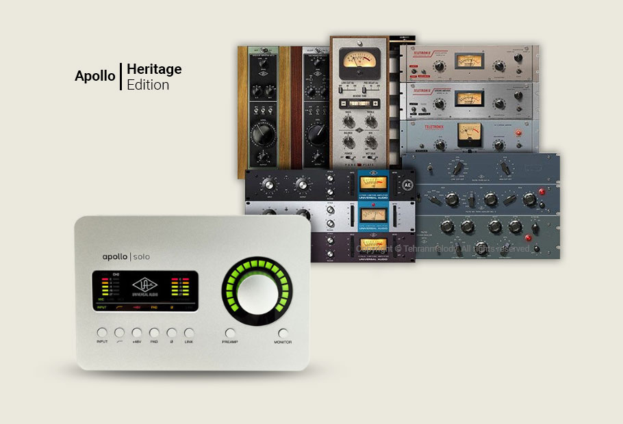 کارت صدا Universal Audio Apollo Solo Thunderbolt Heritage Edition کارت صدا Universal Audio Apollo Solo Thunderbolt Heritage Edition