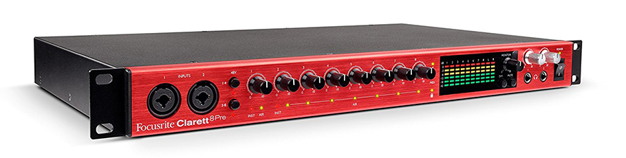 کارت صدا مخصوص سیستم عامل مک Focusrite Clarett 8Pre کارت صدا مخصوص سیستم عامل مک Focusrite Clarett 8Pre