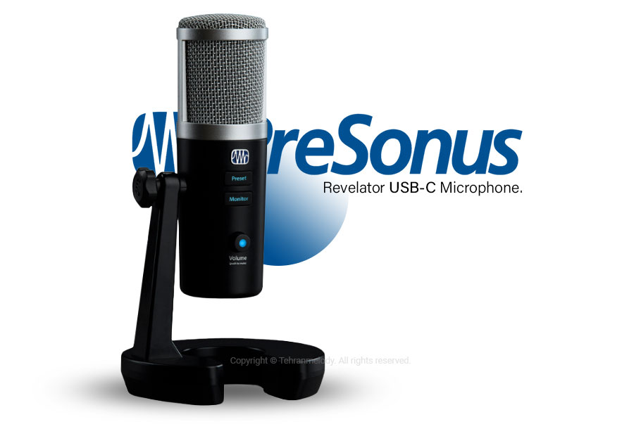 میکروفون یو اس بی PreSonus Revelator USB-C Microphone میکروفون یو اس بی PreSonus Revelator USB-C Microphone