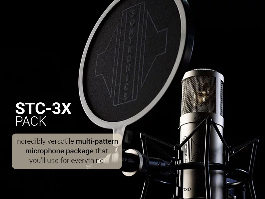 میکروفون استودیویی Sontronics STC-3X Pack Black میکروفون استودیویی Sontronics STC-3X Pack Black