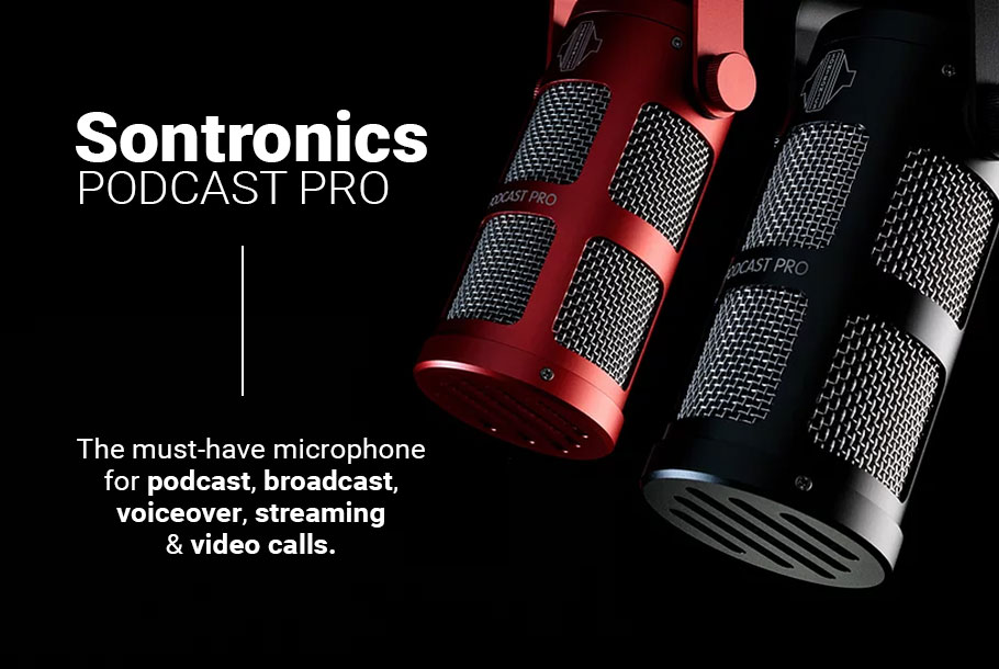 میکروفون استودیویی Sontronics Podcast Pro میکروفون استودیویی Sontronics Podcast Pro