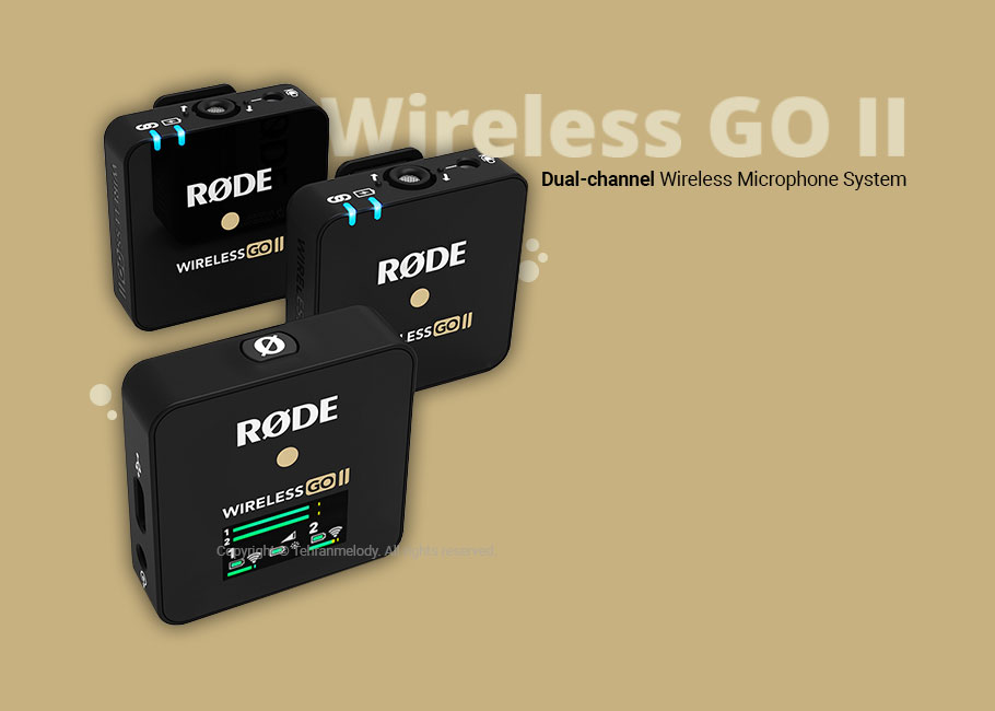 میکروفن بیسیم Rode Wireless GO II میکروفن بیسیم Rode Wireless GO II