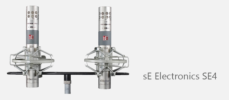 میکروفن sE Electronics SE4 MATCH PAIR میکروفن sE Electronics SE4 MATCH PAIR