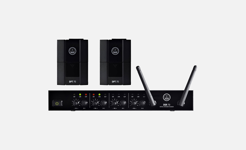 AKG DMS70 Q Instrumental Set Dual میکروفن بیسیم AKG DMS70 Q Instrumental Set Dual میکروفن بیسیم