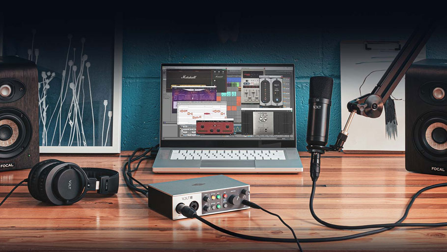 کارت صدا و پکیج استودیو Universal Audio Volt 2 Studio Pack کارت صدا و پکیج استودیو Universal Audio Volt 2 Studio Pack