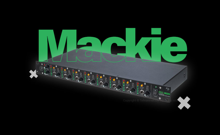 پری آمپ هدفون Mackie HM-800 پری آمپ هدفون Mackie HM-800