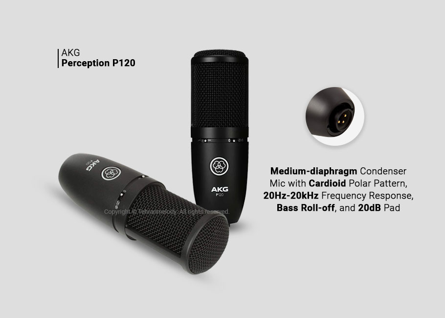 میکروفون AKG Perception P120 - Black میکروفون AKG Perception P120 - Black